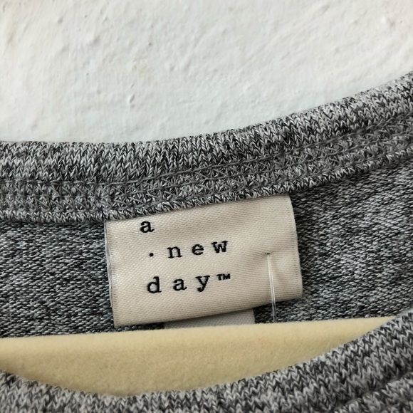 A new day casual dress grey pockets size small - Picture 3 of 10